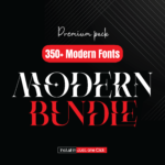 350+ Modern Fonts Pack 2026