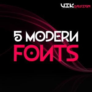 Top 5 logo design fonts